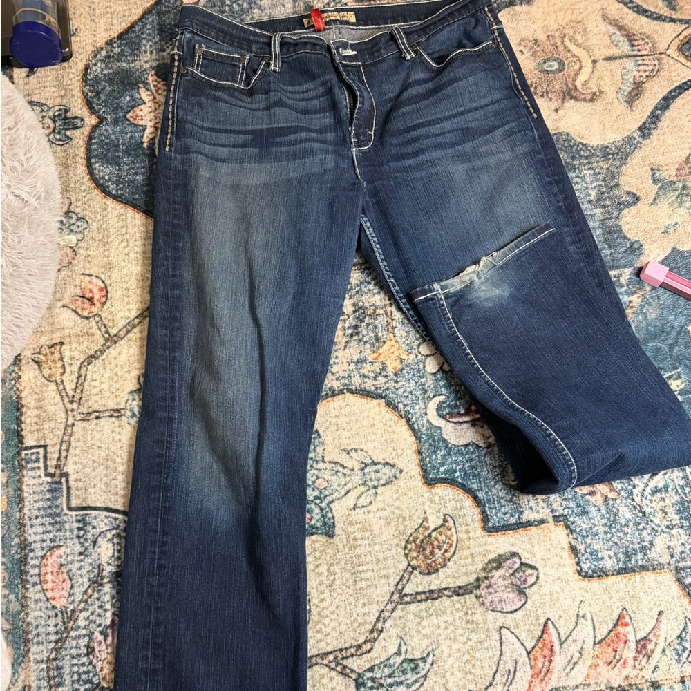 Bke Women's Dark Blue Jeans
